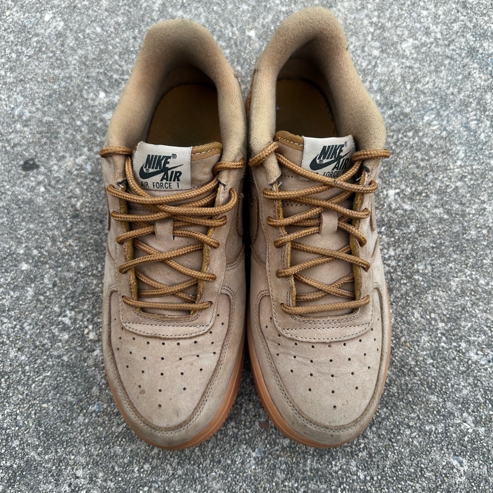 Nike Air Force 1 Low in Brown Suede